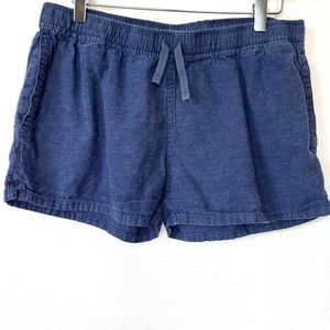 Patagonia Pull On Shorts Women’s Size Small Navy Blue Hemp & Organic Cotton